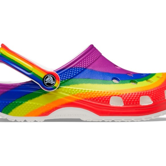 🌈CROCS Classic Rainbow Dye Clog - Picture 6 of 7